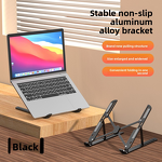 Laptop Stand Manufacturer - Wholesale Aluminum Alloy Phone Foldable Notebook Holder Cooling Fan 18inch 7-Level Tablet iPad PC