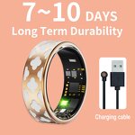 Smart Ring Manufacturer - WiFi IP68 Waterproof Titanium Case Pedometer Fitness Tracker App Control Health Monitoring Android Remote Sleep OLED