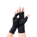 Arthritis Gloves Manufacturer - OEM Half-finger Silicone Striped Cycling Rehabilitation Deodorizing Sensitive