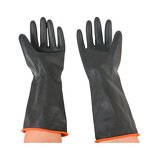 Industrial Latex Gloves Manufacturer - 35Cm Reusable Waterproof Cut Heat Resistant Black Acid Alkali Resistant