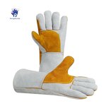 Welding Gloves Manufacturer - Extended Cowhide Reinforced Protective Thickened Durable High Temperature Insulation