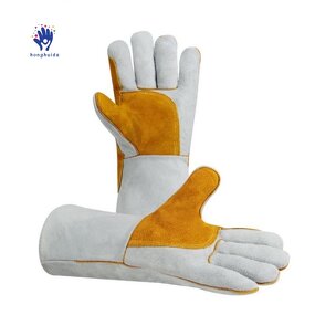 Welding Gloves Manufacturer - Extended Cowhide Reinforced Protective Thickened Durable High Temperature Insulation