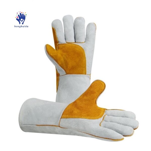 Welding Gloves Manufacturer - Extended Cowhide Reinforced Protective Thickened Durable High Temperature Insulation