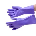 Cleaning Gloves Manufacturer - Winter Plush PVC Medium Thickness Waterproof Non-slip Wear-resistant for Dishwashing Laundry