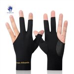 Billiards Gloves Manufacturer - Hot Selling Three Finger Spandex Elastic Wear-resistant