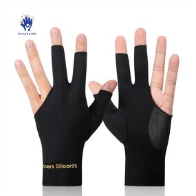 Billiards Gloves Manufacturer - Hot Selling Three Finger Spandex Elastic Wear-resistant