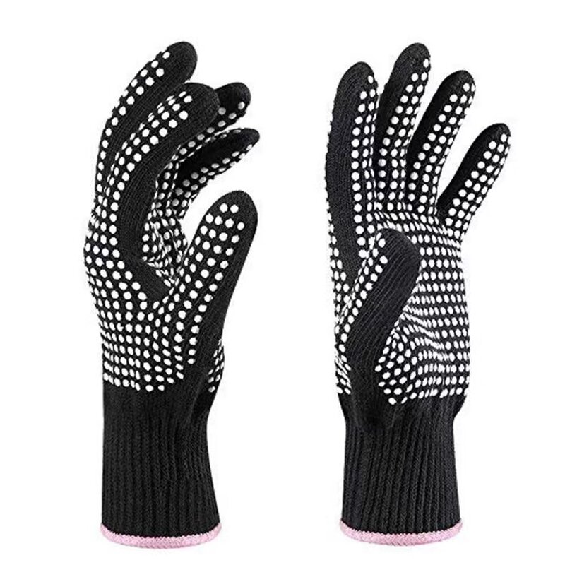 Perm Gloves Manufacturer - Hairdressing Anti-perm Anti-slip Double-sided Beads High Temperature Resistant Cotton PVC