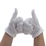 Etiquette Gloves Manufacturer - Three Tendon White Men's Women's Short Thin Breathable for Spring Summer Inspection