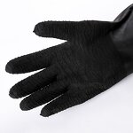 Industrial Latex Gloves Manufacturer - Thickened Black Acid & Alkali Resistant Waterproof Oil Resistant Anti-slip