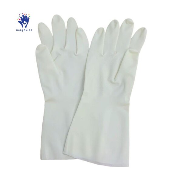 Dishwashing Gloves Manufacturer - Factory White Nitrile Food Safe Durable for Industrial Household All Seasons