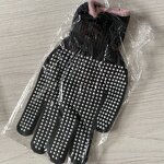 Perm Gloves Manufacturer - Hairdressing Anti-perm Anti-slip Double-sided Beads High Temperature Resistant Cotton PVC