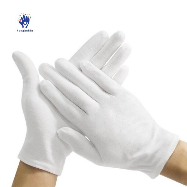 White Gloves Manufacturer - Cotton Homework Literary Play Etiquette Labor Protection Pure Cotton Jersey