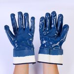 Industrial Gloves Manufacturer - Nitrile Wide-mouth Half-hanging Full-hanging Tapered Cuff Puncture-resistant Oil-resistant