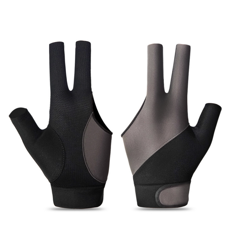 Billiards Gloves Manufacturer - Spandex Elastic Comfortable Three Finger Durable Wear-resistant