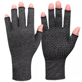 Compression Gloves Manufacturer - Half-finger Beaded Reusable Nylon Outdoor Health Care Pressure Non-slip Cycling Sports