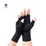 Compression Gloves Manufacturer - Half-finger Rehabilitation Striped Protective Touch Screen Pressure Joints Odour-proof