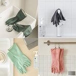 Household Gloves Manufacturer - Women's Latex 32cm Medium Thickness Reusable Oil-Resistant Dishwashing