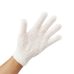 Bath Gloves Manufacturer - Five Fingers Shower Nylon Double-sided Massage Mud Rubbing Exfoliating