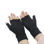 Rehabilitation Gloves Manufacturer - Half-Finger Striped Odour-Proof Pressure-Sensitive Touch Screen Protective for Cycling
