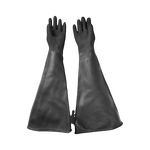 Industrial Latex Gloves Manufacturer - Thickened Black Acid Alkali Resistant Rubber Wear-resistant Anti-skid