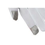 Etiquette Gloves Manufacturer - Polyester Tendon Point Plastic Belt Touch Anti-Cutting Wear-Resistant Breathable