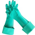 Industrial Nitrile Gloves Manufacturer - 45cm Thickened Acid Alkali Resistant Puncture Resistant Anti-slip