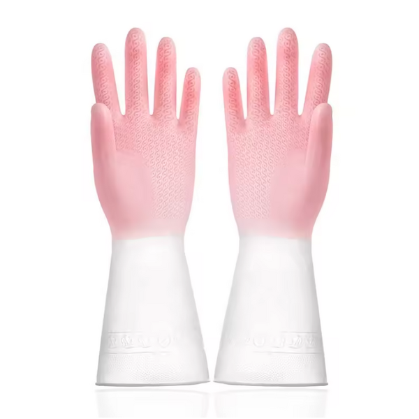 Dishwashing Gloves Manufacturer - Morandi Gradient Colour Household Kitchen Short Waterproof Non-slip