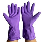 Cleaning Gloves Manufacturer - Winter Plush PVC Medium Thickness Waterproof Non-slip Wear-resistant for Dishwashing Laundry