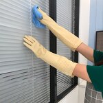 Dishwashing Gloves Manufacturer - Latex Reusable Waterproof Cow Tendon Thick 38cm Lengthened for Laundry Women