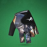 Snooker Gloves Manufacturer - Professional Breathable Non-slip Exposed Fingers Left Hand Spandex Microfiber Anti-slip 18cm