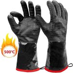 BBQ Gloves Manufacturer - Neoprene Long Heat Resistant Cotton for Cooking Horticulture Cleaning All Seasons