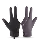 Snooker Billiard Gloves Manufacturer - Professional Leakage Three Fingers Ice Silk Breathable Non-slip Left Hand Single