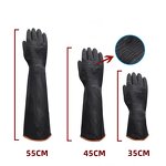 Industrial Latex Gloves Manufacturer - Thickened Reusable Waterproof Acid Alkali Resistant Anti-slip Wear-resistant