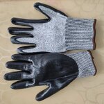 Anti-cutting Gloves Manufacturer - Level 5 HPPE Nitrile Anti-bite Anti-sting for Slaughter Kitchen Fishing Wear-resistant