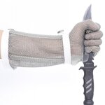 Kitchen Gloves Manufacturer - Extra Long Abrasion Scratch Resistant Stainless Steel Metal Chainmail Steel Ring
