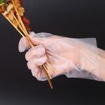 Disposable CPE Gloves Manufacturer - Medium Transparent Durable Oil-proof for Food Cooking Kitchen Dishwashing Baking