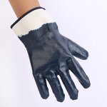 Industrial Gloves Manufacturer - Nitrile Wide-mouth Half-hanging Full-hanging Tapered Cuff Puncture-resistant Oil-resistant