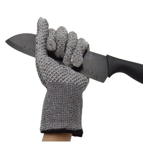 Kitchen Gloves Manufacturer - Hexagonal Mesh Anti-skid Cutting for Garden Slaughter Protective