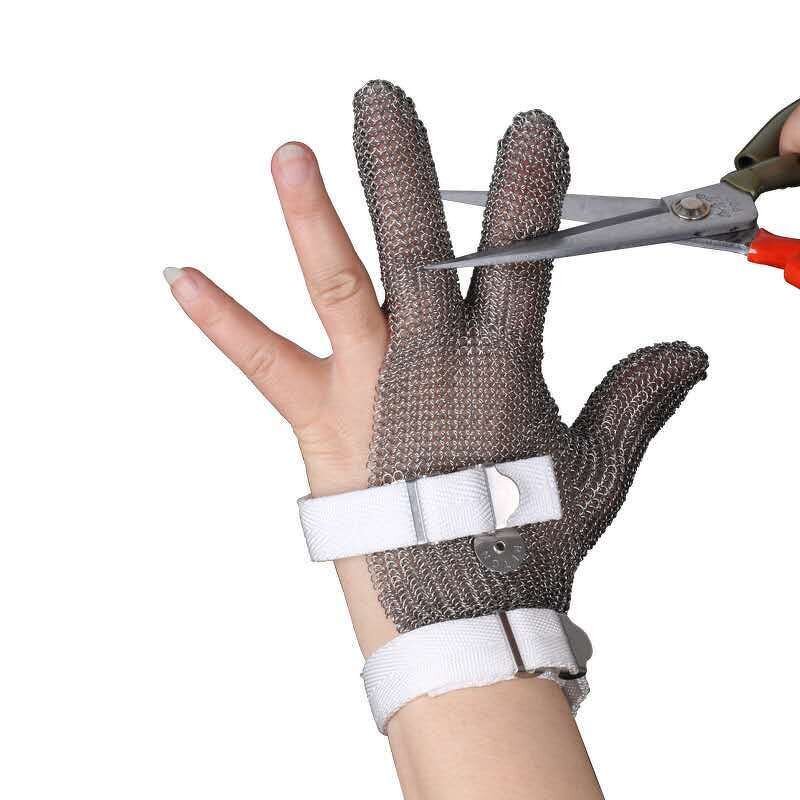 Anti-cutting Gloves Manufacturer - Stainless Steel Wire Level 5 Protection for Food Processing Fish-Killing