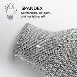 Kitchen Gloves Manufacturer - Hexagonal Mesh Anti-skid Cutting for Garden Slaughter Protective