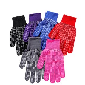 Work Gloves Manufacturer - Wholesale 13G Colored Anti-slip Particle Elastic Breathable for Construction Safety