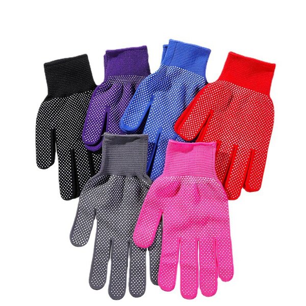 Work Gloves Manufacturer - Wholesale 13G Colored Anti-slip Particle Elastic Breathable for Construction Safety