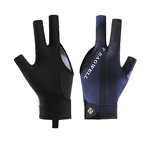 Snooker Billiard Glove Manufacturer - AG011 Exposed Three Fingers Ice Silk Breathable Non-slip Left Hand Single