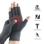 Compression Gloves Manufacturer - Half-finger Beaded Reusable Nylon Outdoor Health Care Pressure Non-slip Cycling Sports