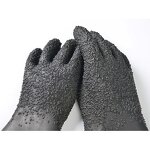 Sandblasting Gloves Manufacturer - Industrial Latex Custom Length Acid Alkali Resistant Black XL Durable Flexible