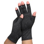 Pressure Gloves Manufacturer - Best Selling Grey Half-Finger Household for Sports Fitness Training Cycling Joint Care