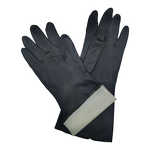 Industrial Rubber Gloves Manufacturer - Black Neoprene Acid Alkali Resistant Anti-slip Durable Thickened for Household