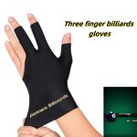 Billiards Gloves Manufacturer - Half Finger with Exposed Fingers Polyester Non-slip Breathable Durable 20cm