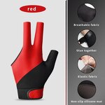 Billiards Gloves Manufacturer - Spandex Elastic Comfortable Three Finger Durable Wear-resistant