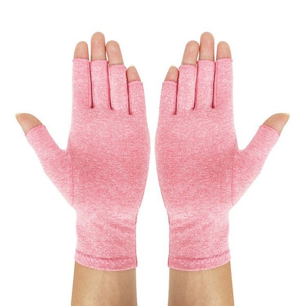 Compression Gloves Manufacturer - Half-finger Anti-skid Breathable Reusable for Home Rehabilitation Training Joint Care